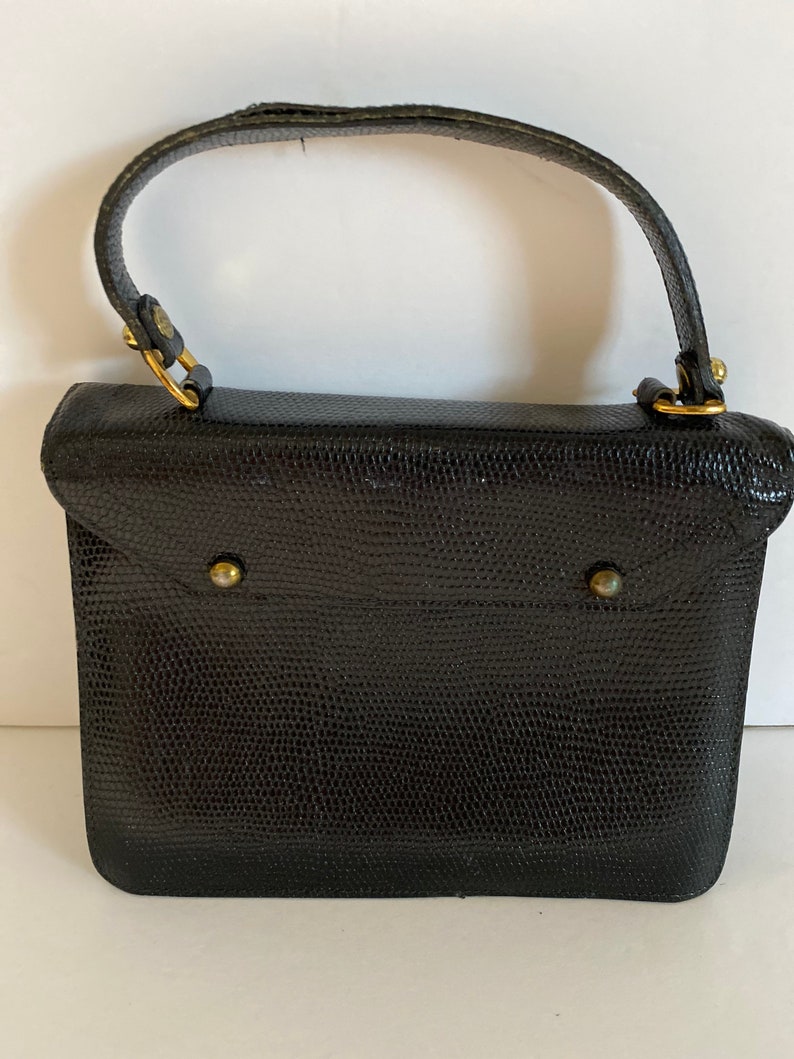 Vintage Ronay Black Leather Purse