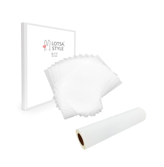 DTF (Direct to Film) Transfer Film PET Heat Transfer Paper Sheets PreTreat for Direct Print Cold and Warm Peel