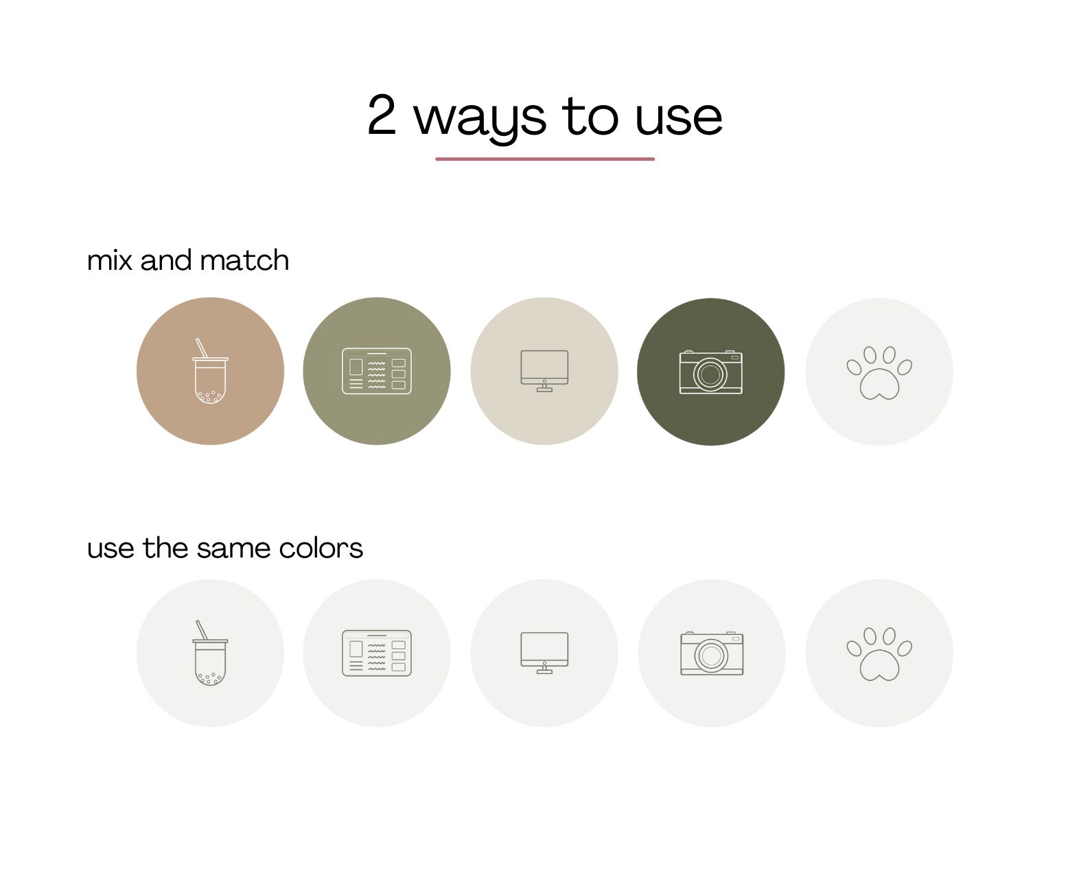 450 Lifestyle Instagram Highlight Covers Earth Tones, Boho Icons ...