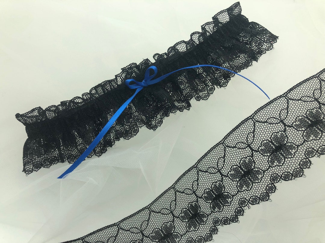 Black Diamond Drape Garter