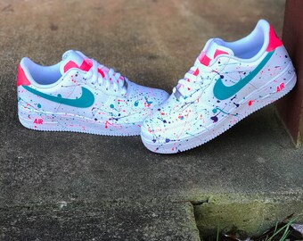 Painted Air Force 1 | Etsy