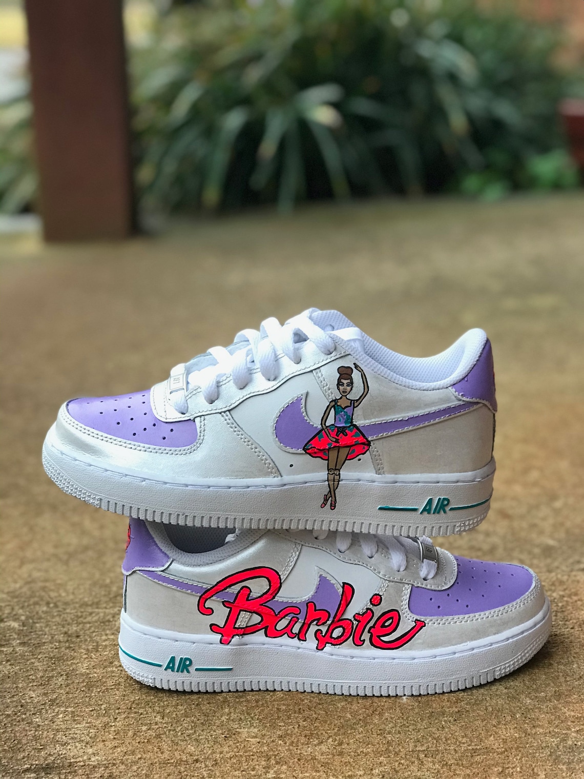 Nike Barbie Edition Air Force One Lows | Etsy