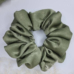 Chouchous Coiffures Vert Velours Touch Satin Accessoires de luxe Cadeau Filles Mode