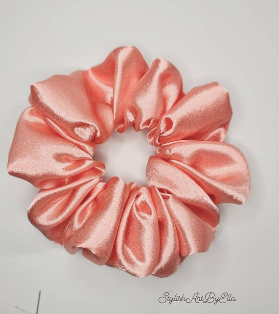 Satin Scrunchie Pink Hochzeitsgeschenk Haargummi Frauen,kinder