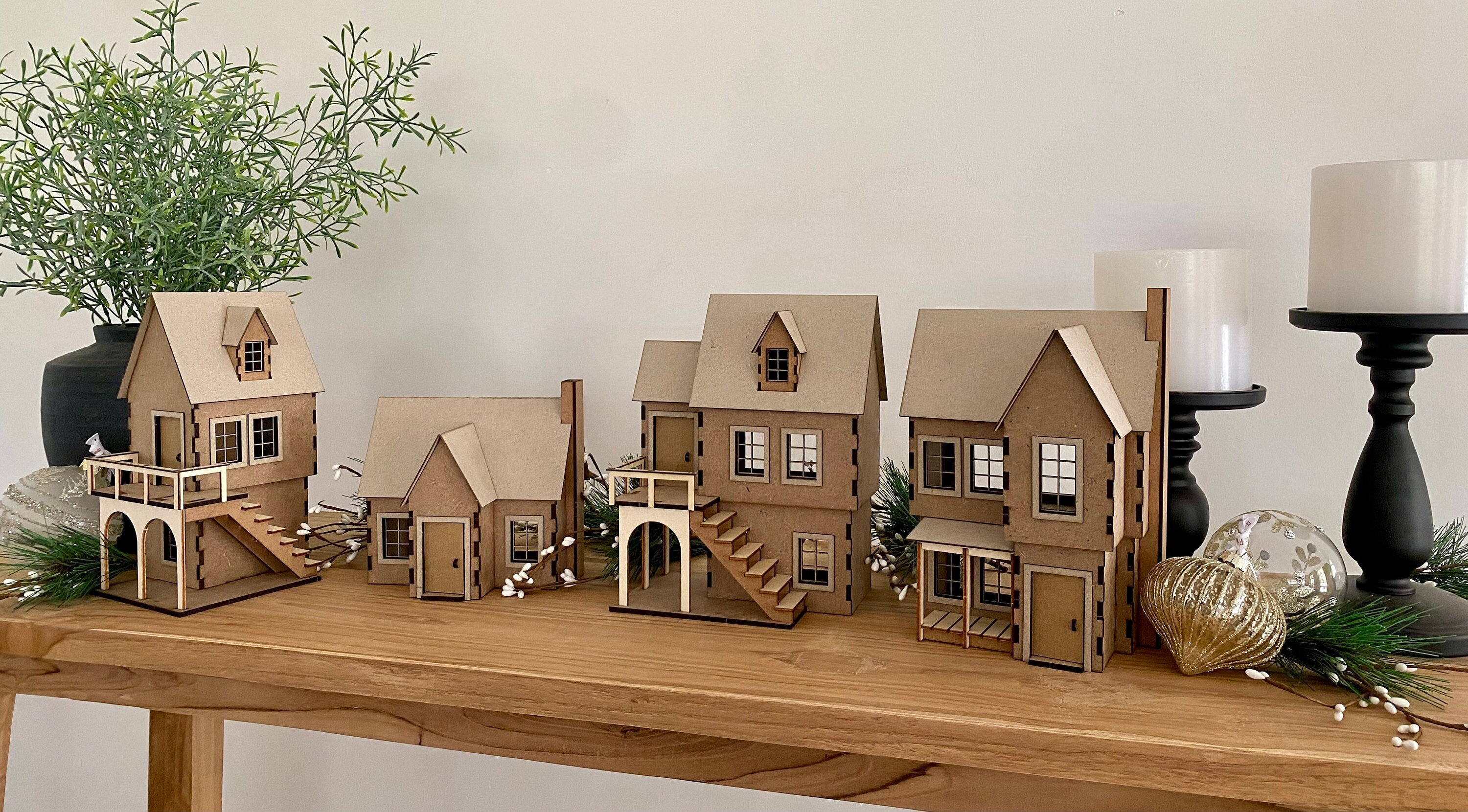 Legoscale Christmas Village Kit Etsy Australia