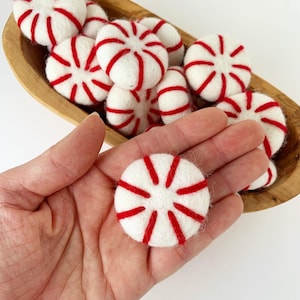 Decorazione per albero di caramelle sciolte e caramelle alla menta piperita - Singole o set da 3,5 o 9