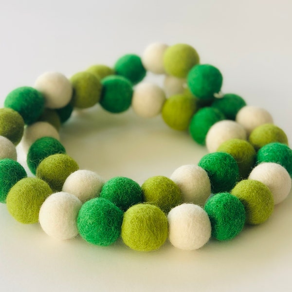 Felt Ball Garland Etsy UK