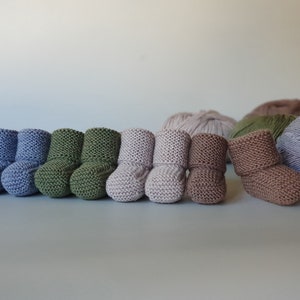 Knitted Baby Wool slippers - socks from Oeko-Tex Merino Wool