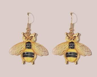 Boucles d’oreilles de nouveauté d’abeille - Bourdon d’abeille