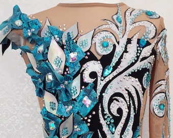 Rhythmic gymnastic leotard, Rhythmic gymnastics leotards, Figure skating dress, Acrobatic, Fitness