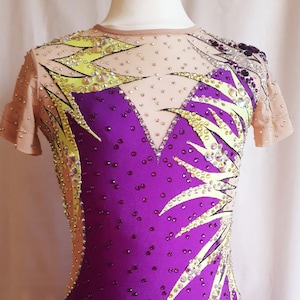 Rhythmic gymnastic leotard, Ice figure skating dress, Acrobatic.