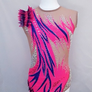 Rhythmic gymnastic leotard, Rhythmic gymnastics leotards, Acrobatic leotard, Figure skating dress, Fitness.