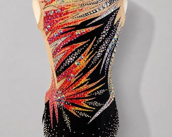 Turnpakje voor ritmische gymnastiek, Turnpakjes voor ritmische gymnastiek, Turnpakje voor acrobatiek, Kunstschaatsjurk, Fitness.