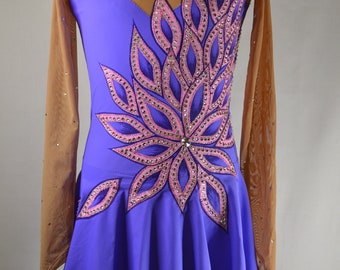 Ice Figure Skating Dress, Rhythmic gymnastic leotard, Acrobatic, Fitness.
