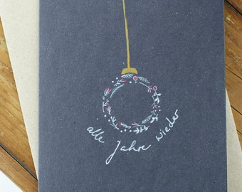 Sustainable Christmas Card "All Years Again"