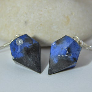 Earrings Concrete diamonds &quot;Eestimaa on ilus maa&quot; multicoloured