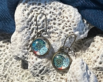 Elegant Sand Dollar Earrings