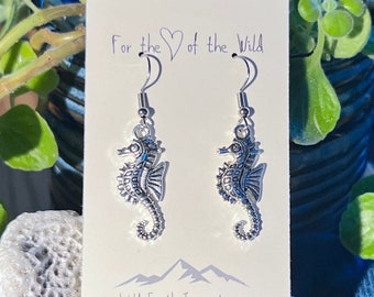 Spunky Sea Horse  Earrings