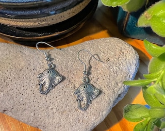 Simple Stingray Earrings