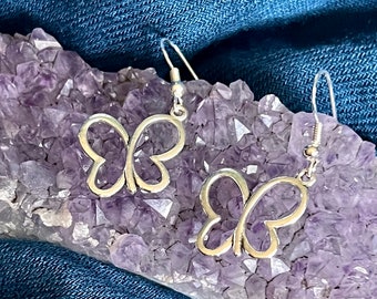 Simple Butterfly Earrings
