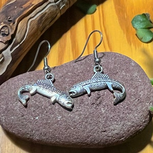 Rainbow Trout Earrings