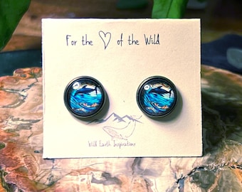 Dolphin Waves Earrings