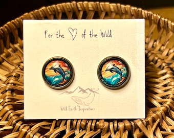 Dolphin Sunset Earrings