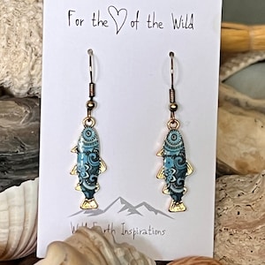 Hippy Fish  Earrings