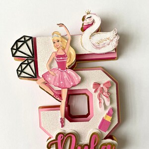 Ballerina cake topper