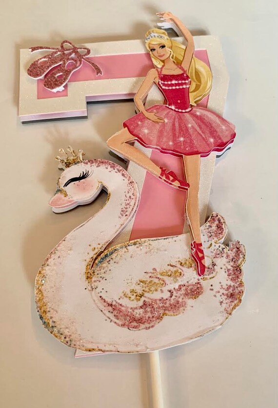 Bedrag Microbe Terminal Barbie Swan Ballerina Cake Topper | Etsy