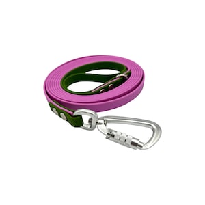 Waterproof Longline for Small Dogs – Lightweight 13mm Width, Custom Length, Ideal for Training & Recall – Handmade in UK