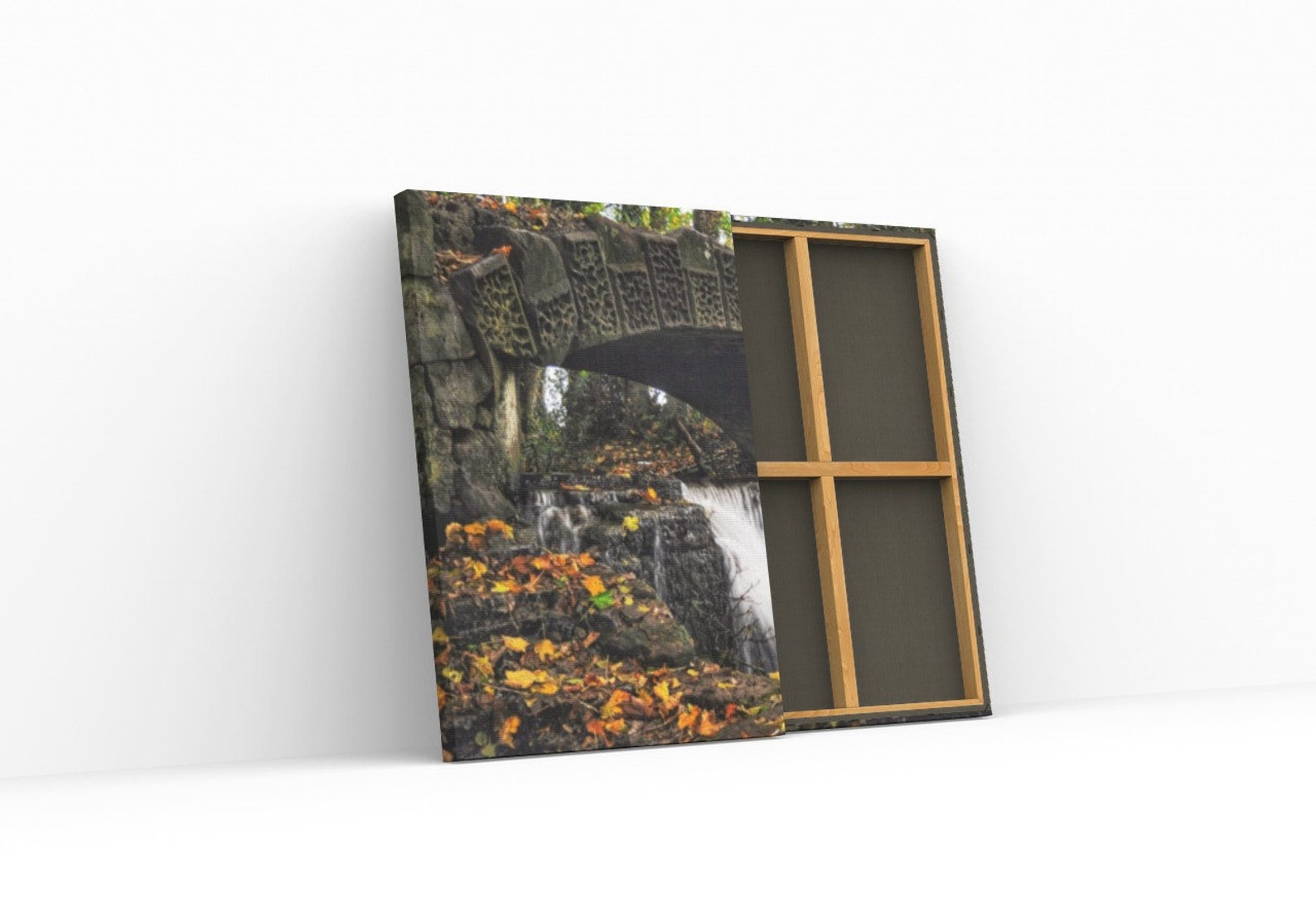 Slitting Mill Waterfall Cannock UK Natural Landscape Etsy