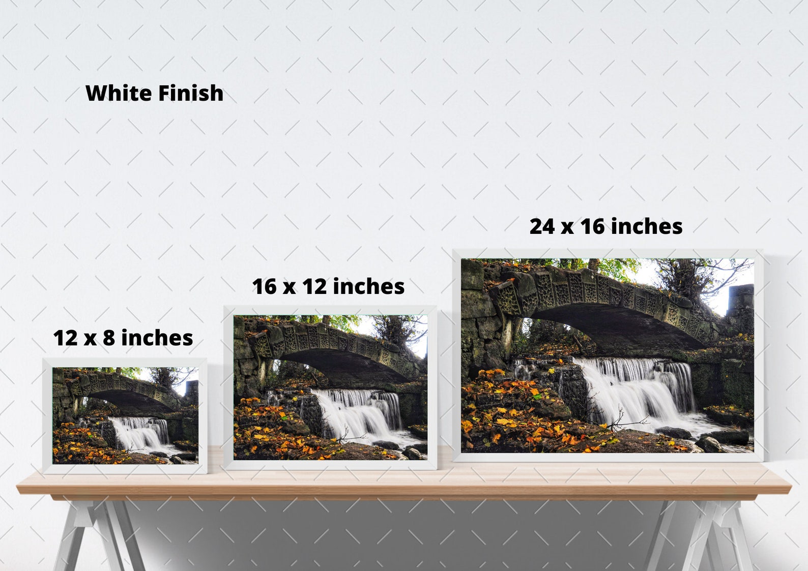 Slitting Mill Waterfall Cannock UK Natural Landscape Etsy