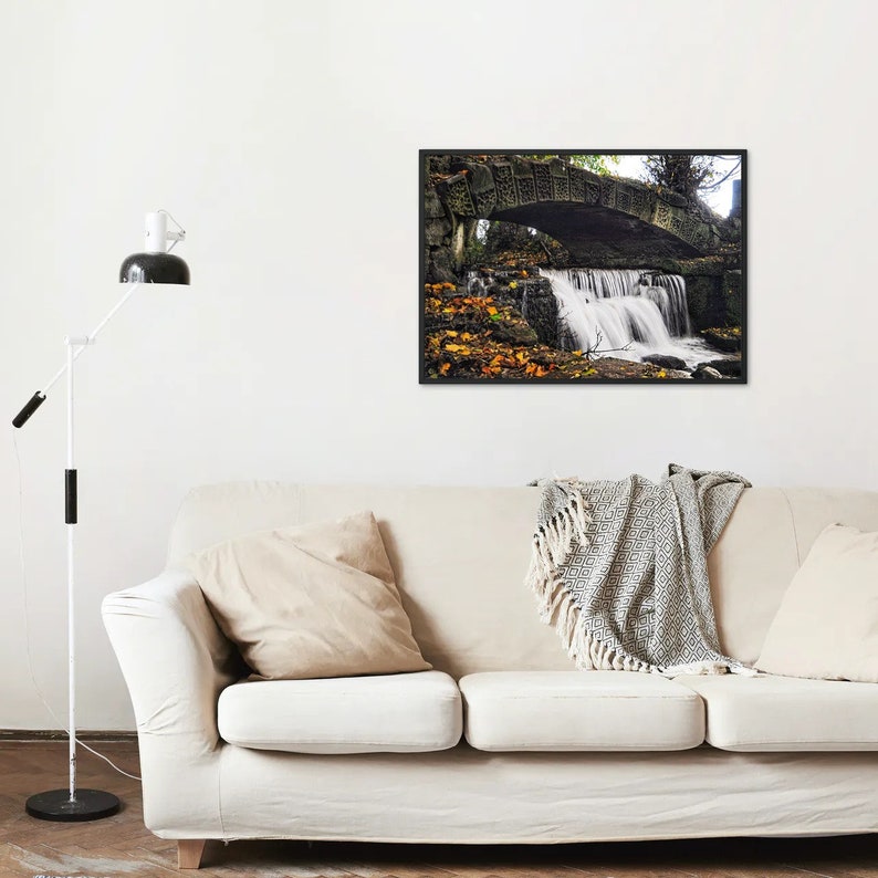 Slitting Mill Waterfall Cannock UK Natural Landscape Etsy