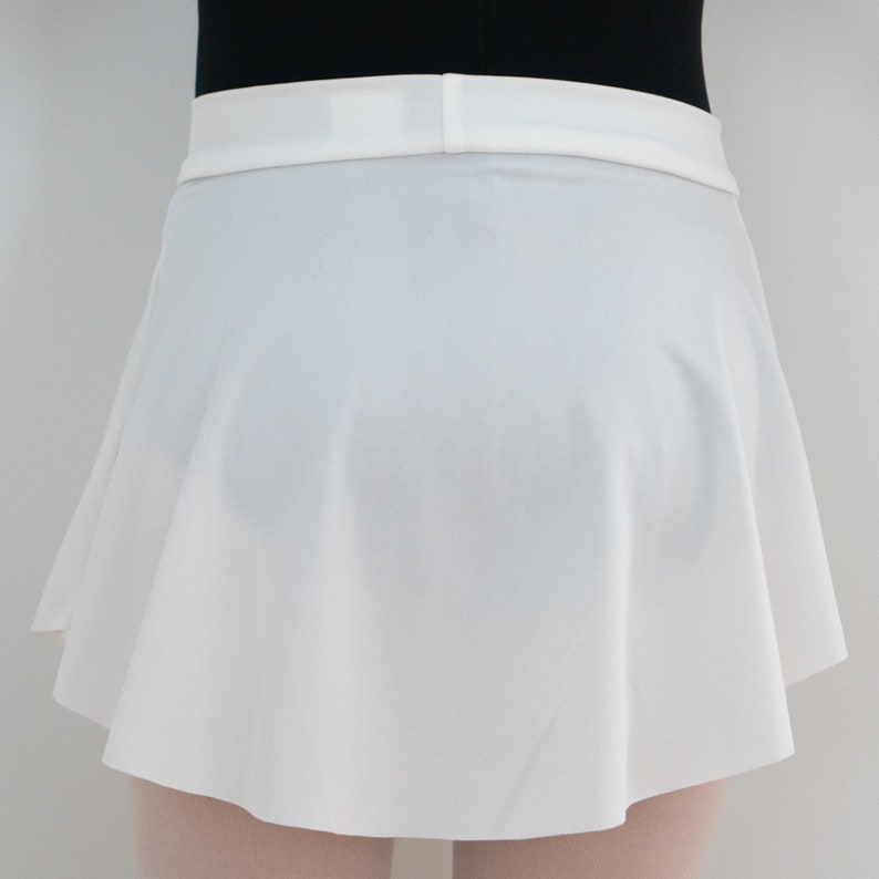 White Adult Pull-on Ballet Skirt