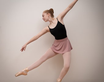 Youth Pull-on Ballet Skirt, Dusty Rose
