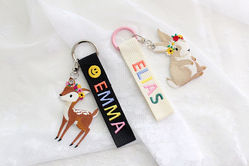 Personalized Name Tag Bag Tag Colorful Personalized Etsy