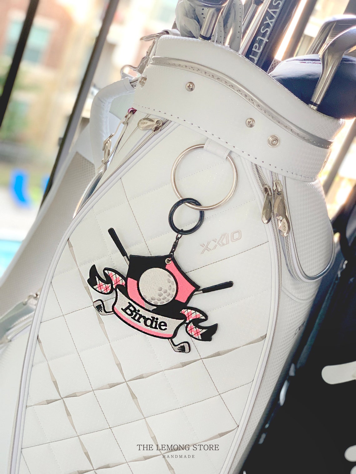 Birdie Gold Charm Golf Club Charm Key Ring Bag Charm Key - Etsy