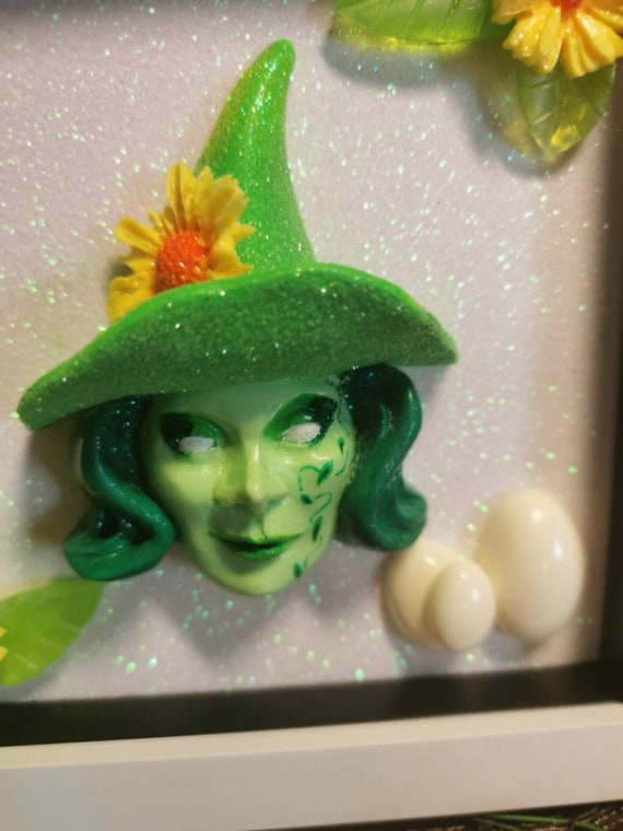 Art Objects Sculpture Tutti Fruitti Resin Art Shadow Box sculpture