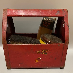 Vintage Kids Shoe Shine Kit