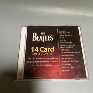 Set of 14 Beatles collectible Cards from 2009 NIB