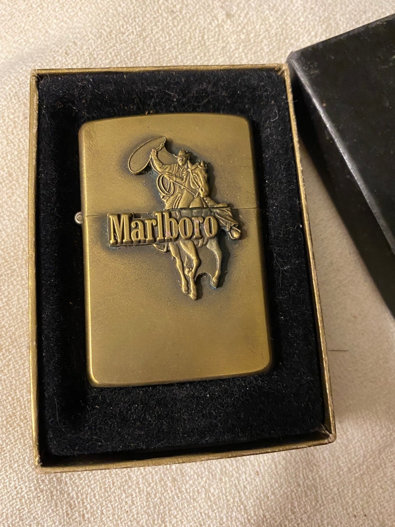 Very Rare Vintage Marlboro Zippo Lighter Etsy