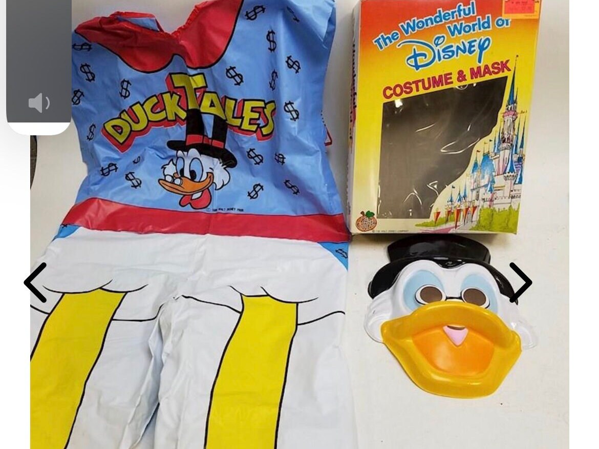 Vintage Ben Cooper Scrooge Mcduck Costume Etsy