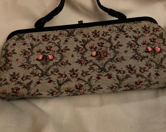 Vintage Floral Handbag