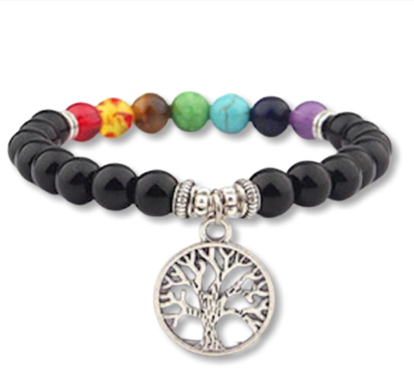 Buy Genuine 7 Chakra Bracelet Reiki Healing Crystal Gemstone Anxiety  Healing Crystal Bracelet Yoga Energy Handmade Gift Online in India - Etsy