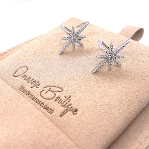 Star Earrings Cuffs • Celestial Ear Wrap Cuff • 925 Sterling Silver Cartilage Earring • Boho Earrings • Sparkle Women's Star Jewellery •