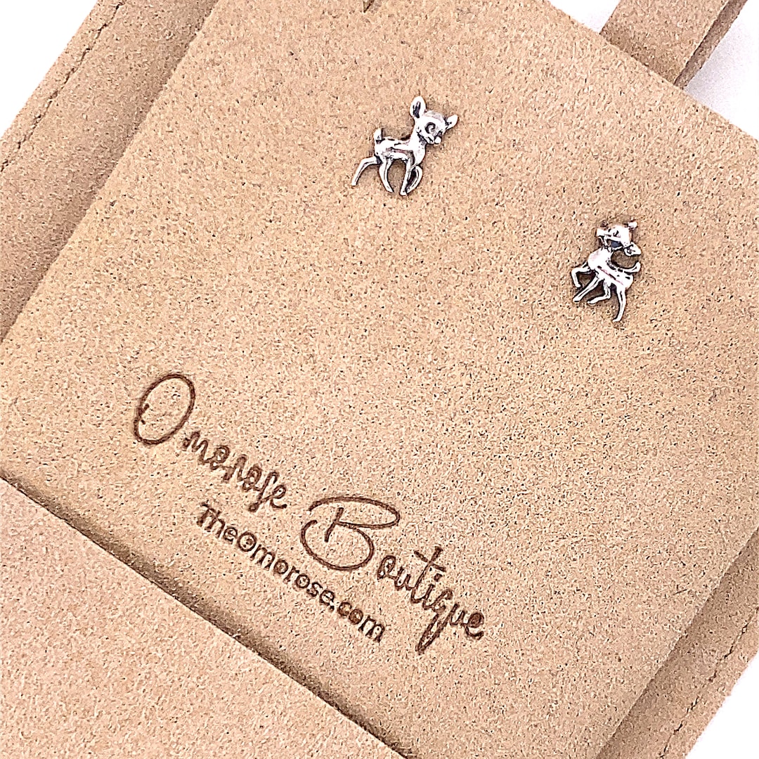 Tier Ohrstecker 925 Sterling Silber - Niedliche Katzen Ohrringe