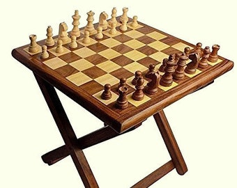 Chess Table Etsy