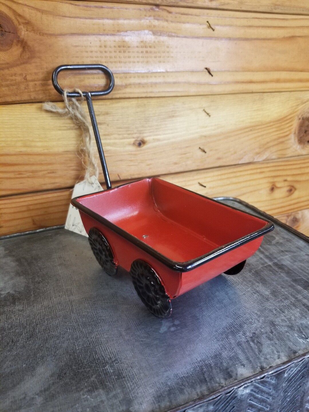 Red Wagon Planter - Etsy