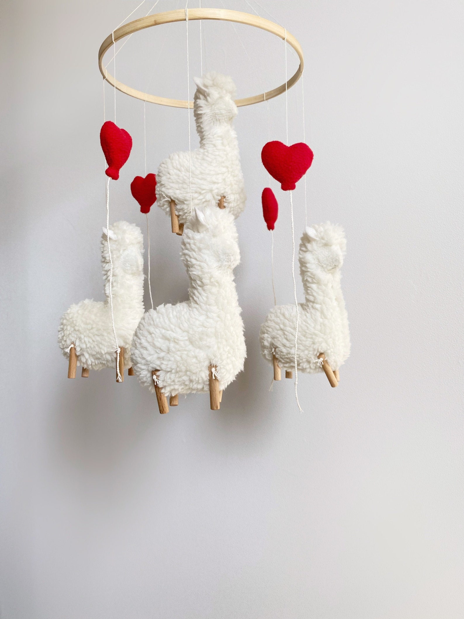 Llama baby mobile baby mobile neutral alpaca mobile Etsy
